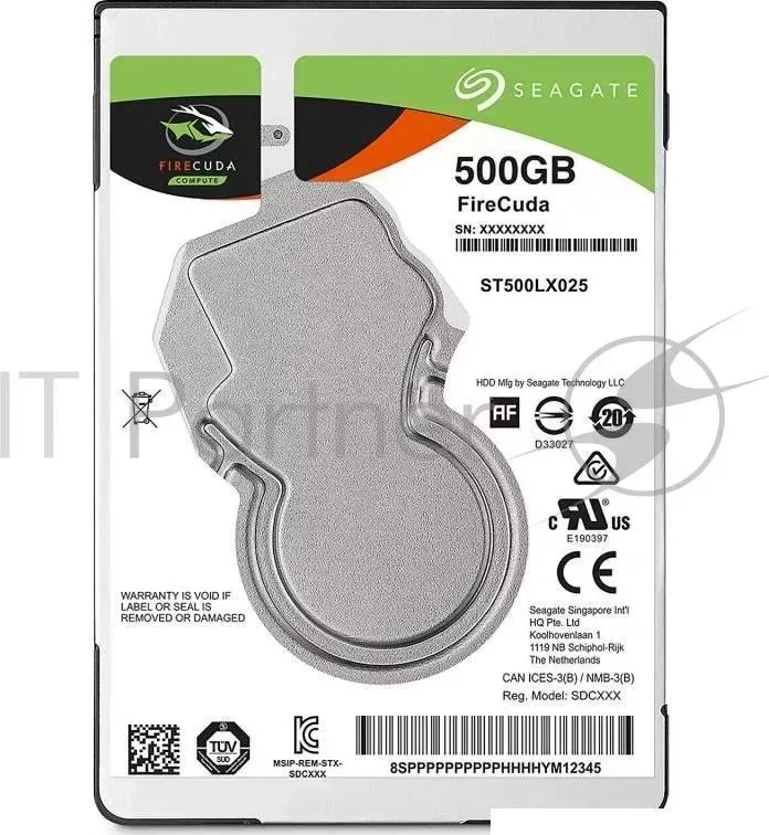 Жесткий диск SEAGATE Original SATA III 500Gb ST500LX025 SSHD Firecuda 5400rpm 128Mb 2.5"