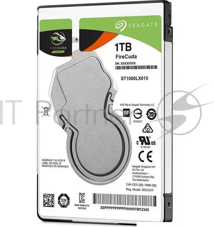 Жесткий диск SEAGATE Original SATA III 1Tb ST1000LX015 SSHD Firecuda 5400rpm 128Mb 2.5"
