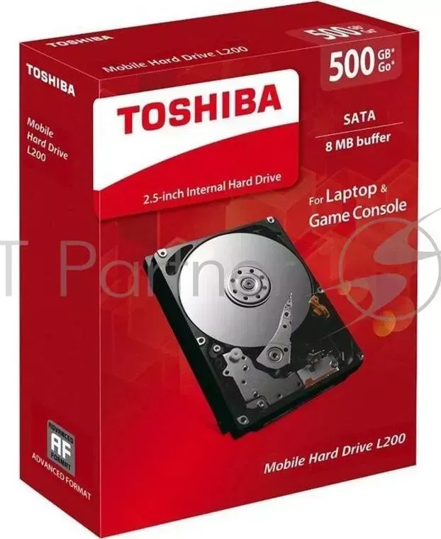 Жесткий диск TOSHIBA SATA II 500Gb HDWJ105EZSTA L200 5400rpm 8Mb 2.5" Rtl