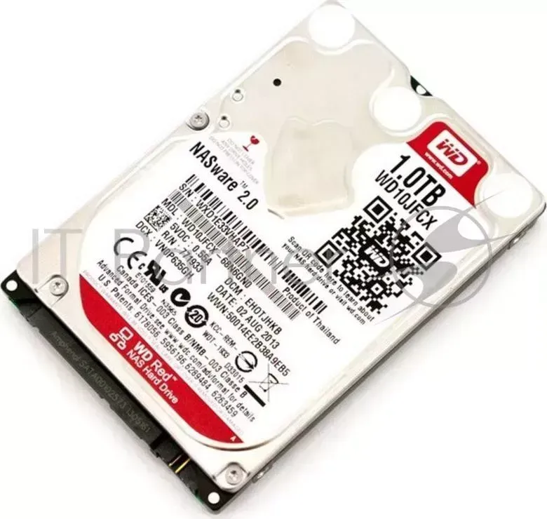 Жесткий диск WD Original SATA-III 1Tb WD10JFCX Red (5400rpm) 16Mb 2.5" WESTERN DIGITAL WD