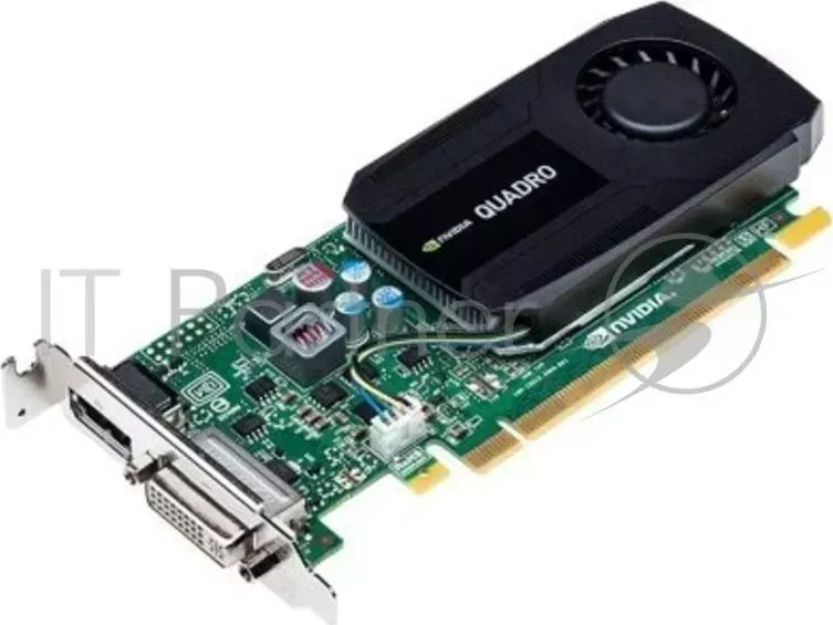 Видеокарта PNY VCQK420 2GBBLK 1 , объем памяти: 2 Гб, чипсет: NVIDIA Quadro K420, GDDR3/128 bit, PCI Ex16 2.0, 1xDVI, 1xDP, 41W, ATX/LP, 1 slot cooler