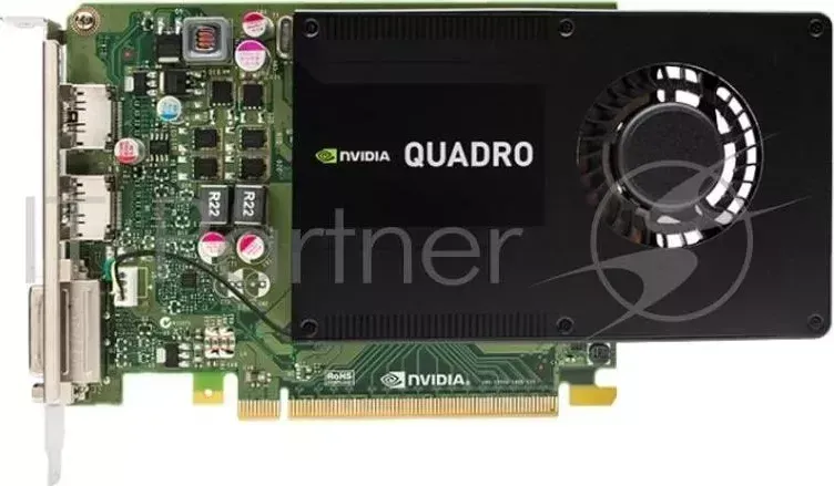 Видеокарта PNY Quadro K2200 4GB RTL VCQK2200 PB PCIE 2xDP DVI