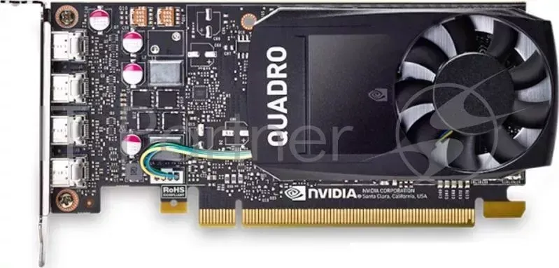 Видеокарта nVidia NVIDIA Quadro P1000 4GB Kit w/2 Adapters