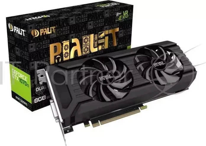 Видеокарта PALIT GeForce GTX1070Ti DUAL / 8GB GDDR5 256bit / PA-GTX1070Ti Dual 8G / RTL PALIT / / PA- 8G /