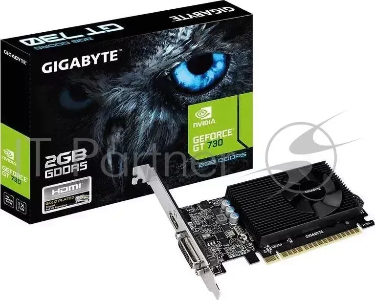 Видеокарта VGA GIGABYTE NVidia GeForce GT 730, 2Gb Retail