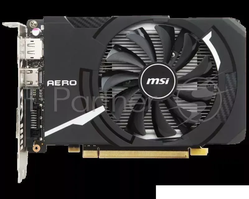 Видеокарта MSI PCI E GTX 1050 Ti AERO ITX 4G OCV1 nVidia GeForce GTX 1050TI 4096Mb 128bit GDDR5 1341/7008 DVIx1/HDMIx1/DPx1/HDCP Ret