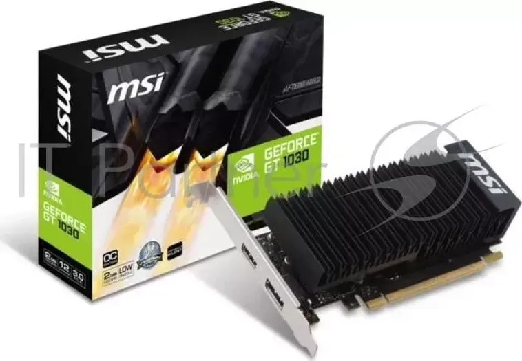 Видеокарта PCIE16 GT1030 2GB GDDR5 GT 1030 2GH LP OC MSI GT LP OC