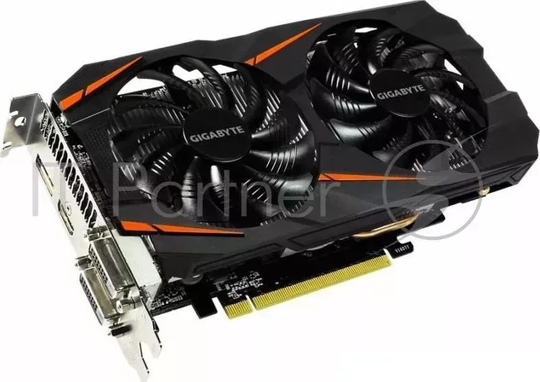 Видеокарта GIGABYTE PCI E GV N1060WF2OC 6GD nVidia GeForce GTX 1060 6144Mb 192bit GDDR5 1582/8008 DVIx2/HDMIx1/DPx1/HDCP Ret
