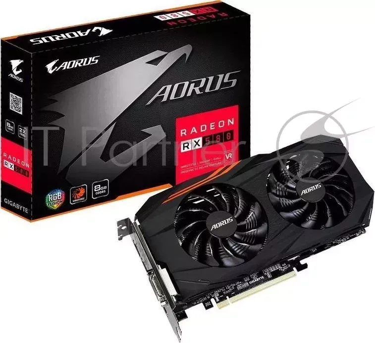 Видеокарта PCIE16 RX 580 8GB GDDR5 GV-RX580AORUS-8GD 1.1 GIGABYTE GIGABYTE RX