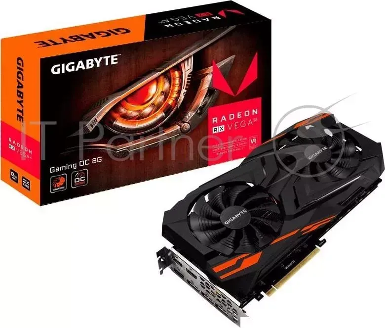 Видеокарта GIGABYTE GV RXVEGA56GAMING OC 8GD RTL 10
