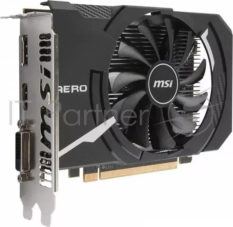 Видеокарта MSI ATI RX 560 AERO ITX 4G OC AMD RX560 4096Mb 128b GDDR5 1196/7000 DVIx1/HDMIx1/DPx1/H RTL