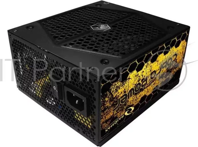 Блок питания Raidmax RX 1000AE B Модульный, ATX v2.3, 1000W, Active PFC, 135mm Fan, 80 Plus Gold RX 1000AE B Retail