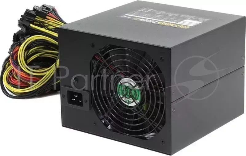 Блок питания Aerocool 2000W Retail GOLD MINER 2000 , внешний, 200x156x200мм(ШxВxД), 2x14cm, КПД 90%, 20+4P, 2x 4+4P, 16x PCI-E 6+2P, 4x SATA, 9x PATA AEROCOOL , 2x 4x 9x