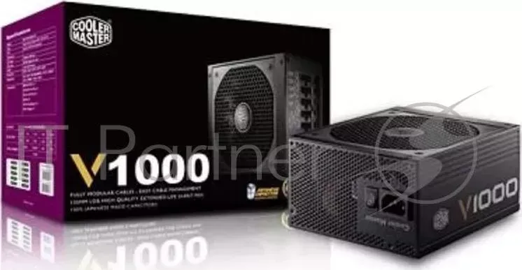 Блок питания Cooler Master V1000 RSA00 AFBAG1 EU 1000W, ATX, 135mm, 9xSATA, 8xPCI E 6 2 , APFC, 80 Gold