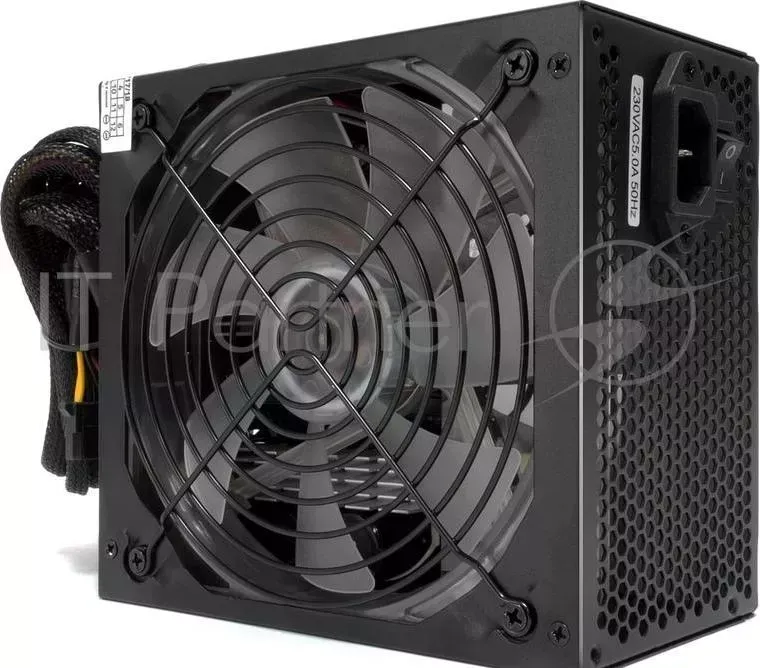 Блок питания CROWN CM-PS650W PLUS (ATX 650W, EMI/CE, 20+4in 450mm, 140mm red LED FAN, SATA*4, IDE*4, FDD*1, 4+4pin, 6+2pin PCI-E*1, кабель питания 1.2 CROWN м, картонная упаковка)