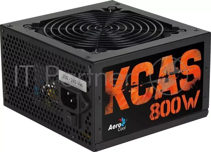 Блок питания Aerocool 800W RTL KCAS-800W {800W, ATX (24+2x4+2x6 / 8пин), кабель питания EURO (1.5m)} AEROCOOL KCAS- /