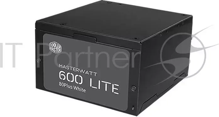 Блок питания 600 Ватт Power Supply Cooler Master MasterWatt Lite, W, ATX, 120mm, 6xSATA, 2xPCI E 6 2 , APFC, 80 , cables w/sleeve