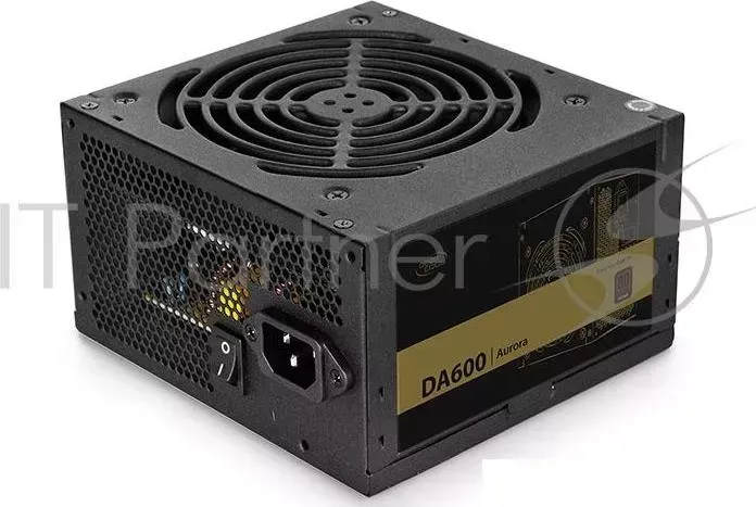 Блок питания Deepcool Aurora DA600 Retail , ATX v.2.31, 80+ Bronze, 600W, A.PFC, 4x PCI-E (6+2pin), 5x SATA, 3x MOLEX, EPS (4+4 Pin), 12cm PWM Fan. DEEPCOOL 120mm fan, Active PFC, 6* 80 BRONZE RET