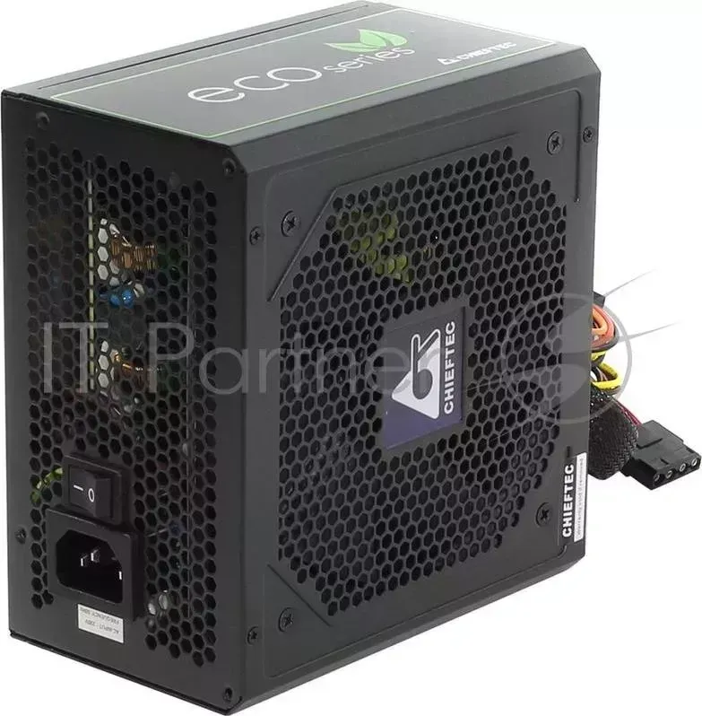 Блок питания Chieftec 500W Retail GPE-500S [Eco] ATX v.2.3, КПД > 85%, A.PFC, 1x PCI-E (6+2-Pin), 4x SATA, 2x MOLEX, 4 Pin, Fan 12cm