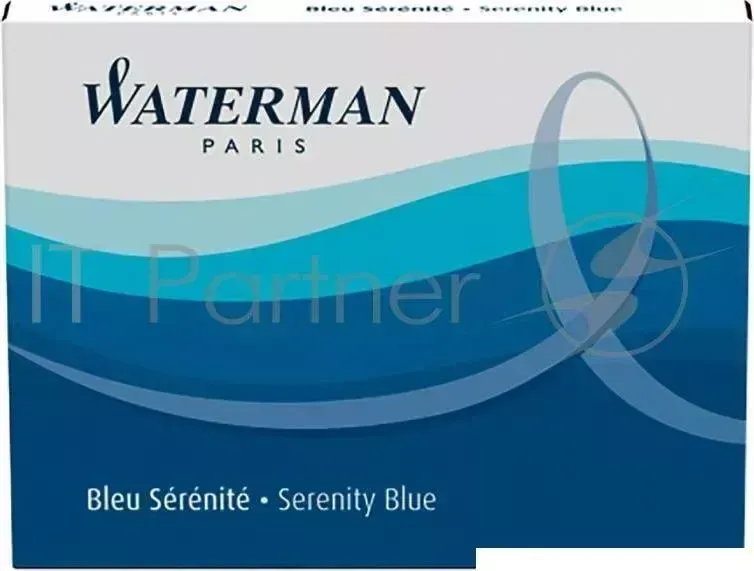 Картридж Waterman (S0110860) синие чернила для ручек перьевых (8шт)