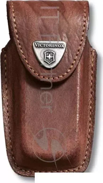 Чехол из нат.кожи Victorinox Leather Belt Pouch (4.0535) коричневый с застежкой на липучке без упаковки Victorinox с