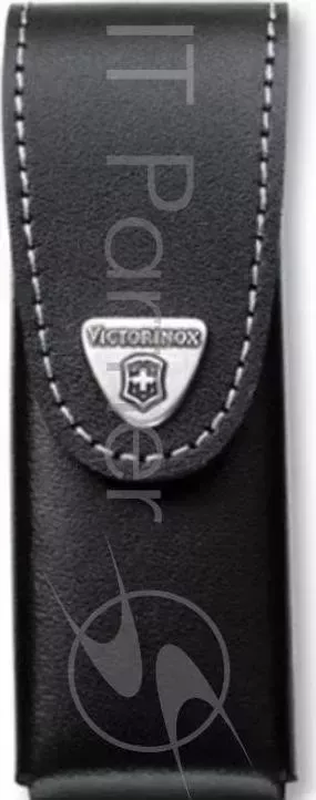 Чехол из нат.кожи Victorinox Leather Belt Pouch (4.0524.3B1) черный с застежкой на липучке блистер Victorinox с