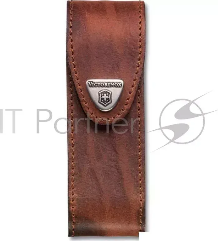 Чехол из нат.кожи Victorinox Leather Belt Pouch (4.0548) коричневый с застежкой на липучке без упаковки Victorinox с