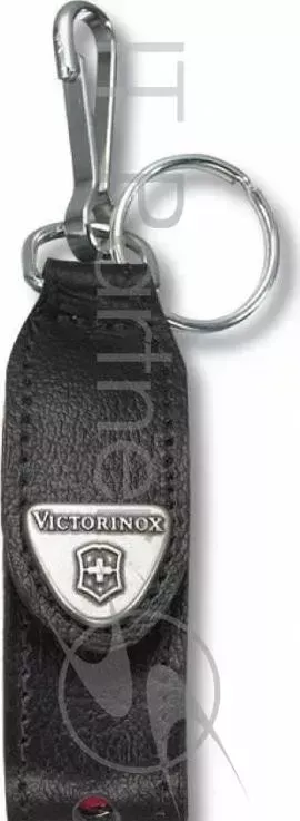 Чехол из нат.кожи Victorinox Leather Hang Case (4.0515) черный с карабином и отверстием для фонарика без упаковки Victorinox с и