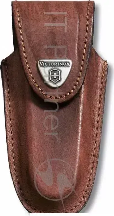 Чехол из нат.кожи Victorinox Leather Belt Pouch (4.0538) коричневый с застежкой на липучке без упаковки Victorinox с