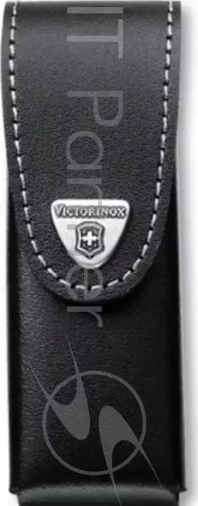 Чехол из нат.кожи Victorinox Leather Belt Pouch (4.0523.3) черный с застежкой на липучке без упаковки Victorinox с