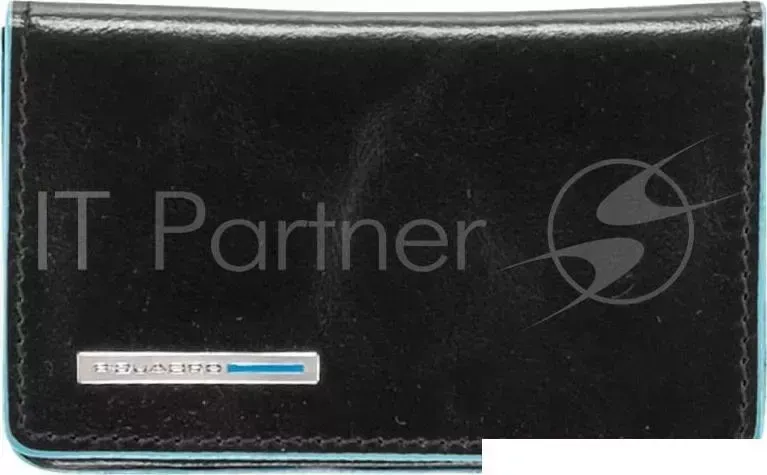 Чехол для визитных карт Piquadro Blue Square PP1263B2/N черный натур.кожа