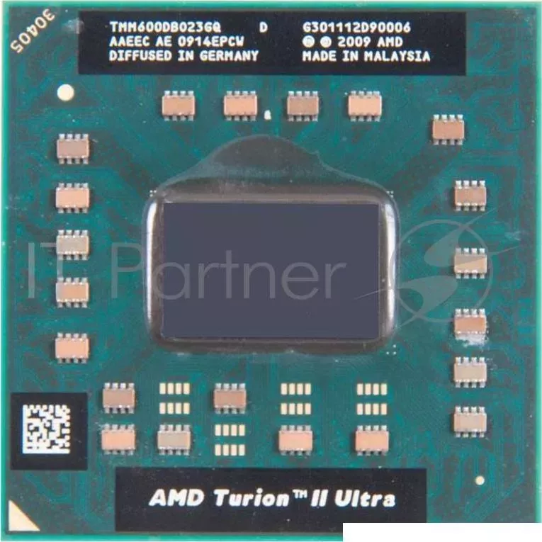 Процессор Socket S1 AMD Turion II Ultra Dual Core M600 2400MHz Caspian, 2048Kb L2 Cache, TMM600DBO23GQ с разбора