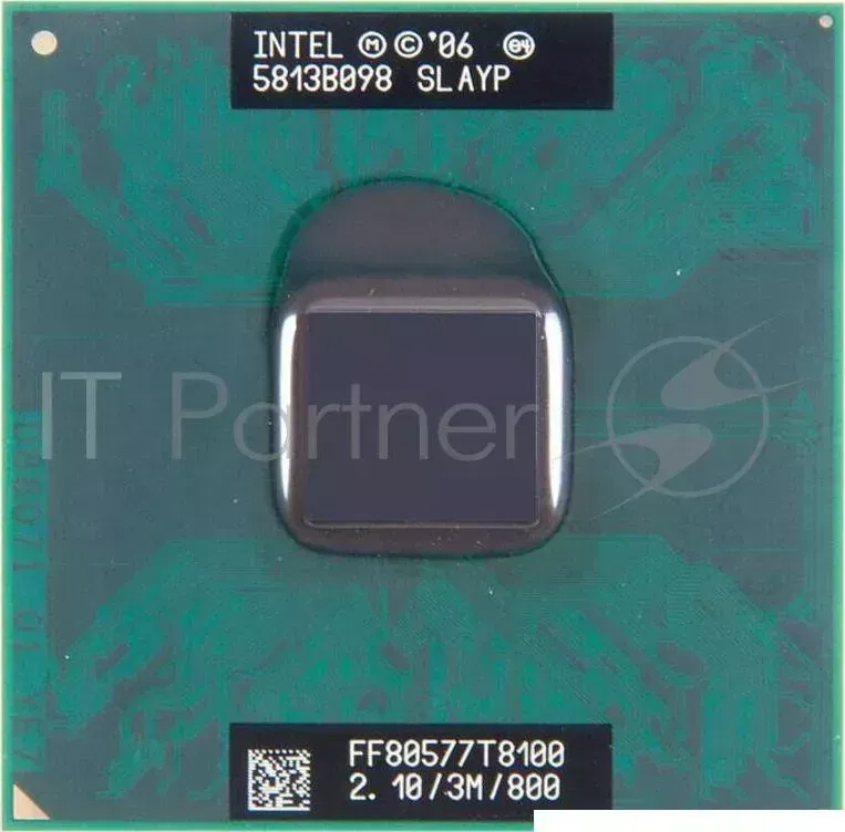 Процессор Socket P INTEL Core 2 Duo Mobile T8100 2100MHz Penryn, 3072Kb L2 Cache, 800 MHz, SLAYP с разбора