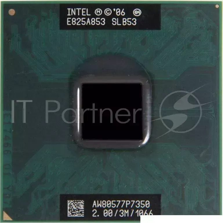 Процессор Socket P INTEL Core 2 Duo Mobile P7350 2000MHz Penryn, 3072Kb L2 Cache, 1066 MHz, SLB53 с разбора