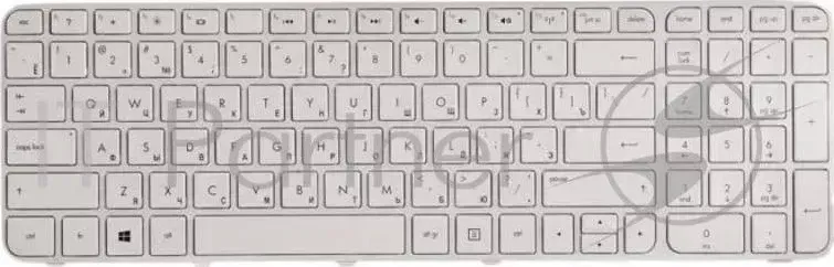 Клавиатура [HP Pavilion g6-2000] [699498-251] White, White frame