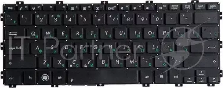 Клавиатура [Asus X301] [0KNB0-3103RU00] Black, No Frame, RU Prunt ASUS [ No RU