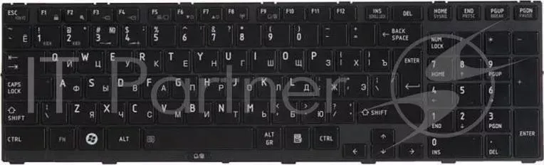 Клавиатура [ TOSHIBA Tecra R850 Black, glossy, Black Frame MP 10K96SU6356