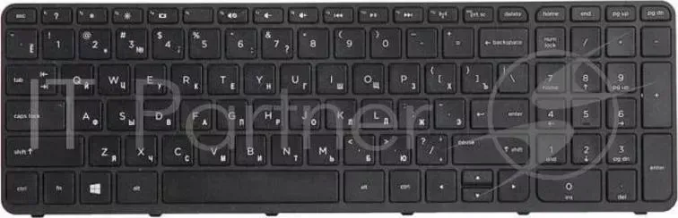 Клавиатура [HP 350 G1, 355 G2] [752928-001] Black, Black Frame