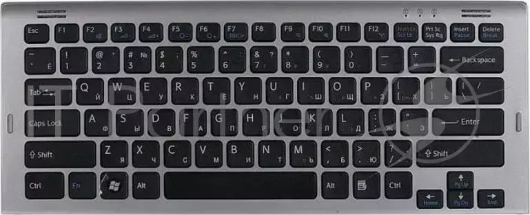 Клавиатура [ SONY Vaio VGN SR A1561960B 148088382 Black buttons, silver frame