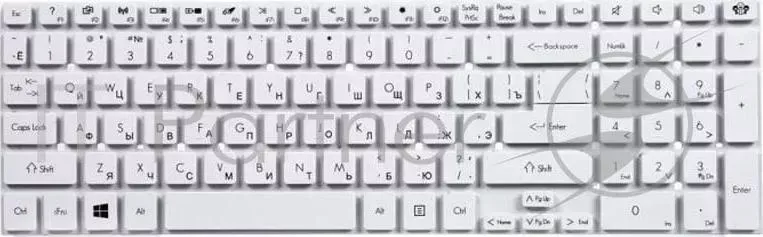 Клавиатура [Packard Bell Easynote TV11, LV11, LS11, TS11, P5WS0] [NK.I171S.02C] White, No Frame Noname No