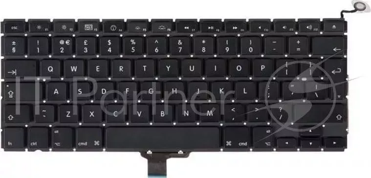 Клавиатура MacBook Pro 13" A1278, английская Late 2008 Mid 2009 Mid 2010 Early 2011 Late 2011 Mid 2012