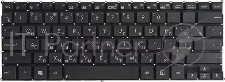 Клавиатура [Asus X201, X201E, X202, X202E, S200, S200E] [0KNB0-1120RU00] Black, No frame ASUS [ No