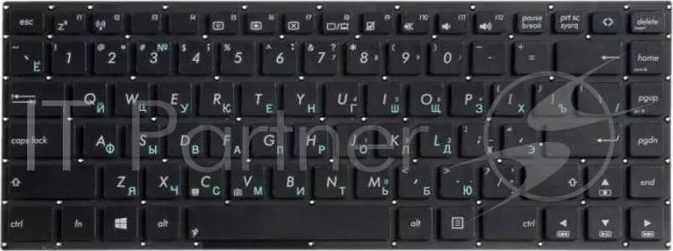 Клавиатура [Asus S400CA, S401U, S401A, S405CA, S405CB, S401CM, S451LA, S451LB, S451LM] [0KNB0-4124RU00] Black, No frame Noname No