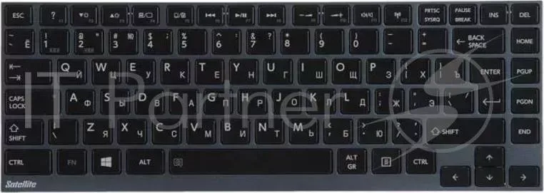 Клавиатура [ TOSHIBA Satellite U800, U840, U900, U920 Black, Blue frame PK130T71A08