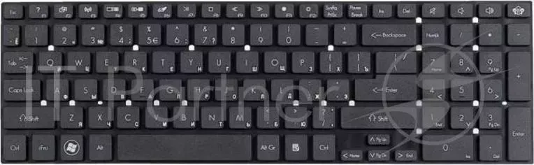 Клавиатура [ PACKARD BELL Easynote TV11, LV11, LS11, TS11, P5WS0 KB.I170G.310 NK.I171S.01H Black, No Frame