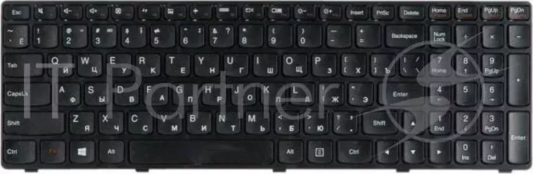 Клавиатура [ LENOVO G500, G505, G510 25210962 Black, black frame