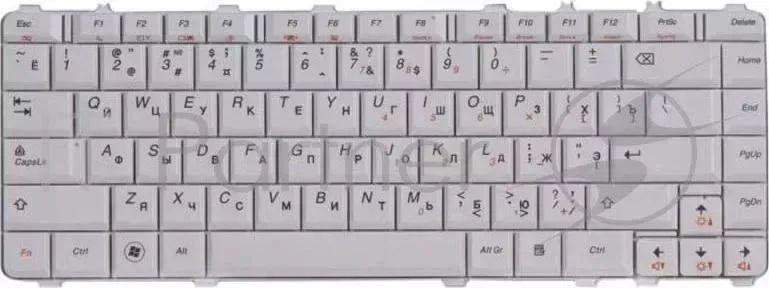Клавиатура [ LENOVO IdeaPad B460/Y450/Y460/Y550/Y560 140661 001 White
