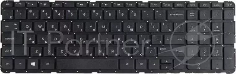 Клавиатура [HP Pavilion 15] 719853-251 Black, No Frame Hewlett-Packard No