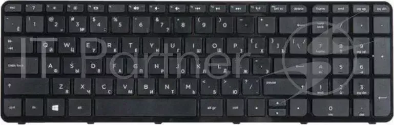 Клавиатура [HP Pavilion 15] [719853-251] Black, Black frame