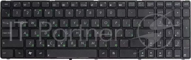 Клавиатура [Asus K50, K60, K61, K70, F52, X5DIJ] [04GNX31KUS01-1] Black Frame ASUS [